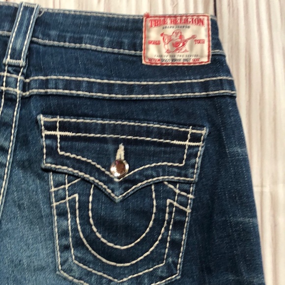 True Religion disco Sophie big t Bermuda shorts - Picture 2 of 6